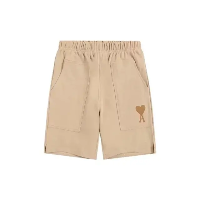 AMI Paris Ami de Cœur Shorts 'Beige'
