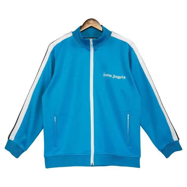 Palm Angels Classic Track Jacket Blue / White