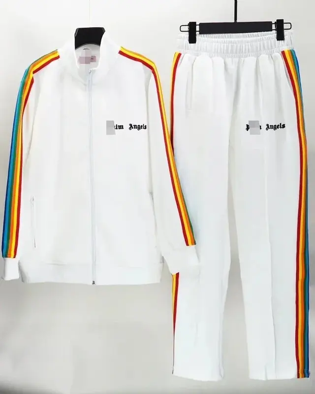 Palm Angels Rainbow Tracksuit White