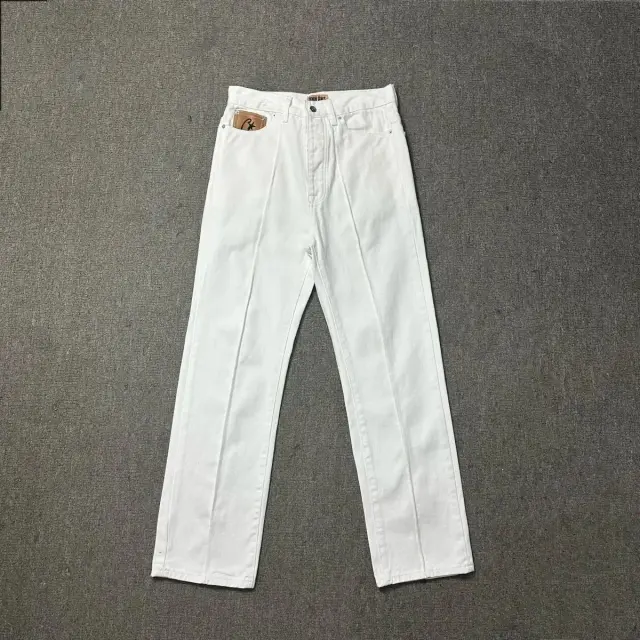 Corteiz C-Star Denim Pants White