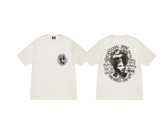 Stussy International Tribe T-Shirt Off-White