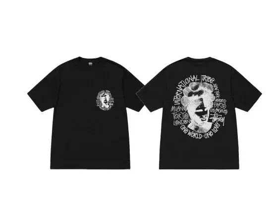 Stussy International Tribe T-Shirt Black