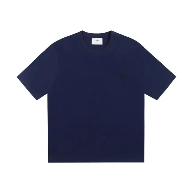 AMI Paris Ami de Cœur T-Shirt Navy Blue
