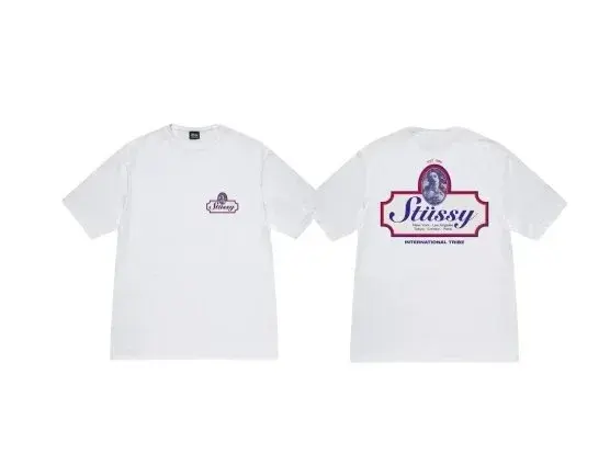 Stussy International Tribe Graphic T-Shirt White