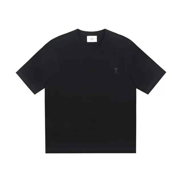 AMI Paris Ami de Cœur T-Shirt Black