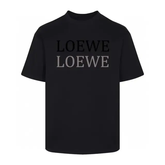 Loewe Double Logo T-Shirt Black