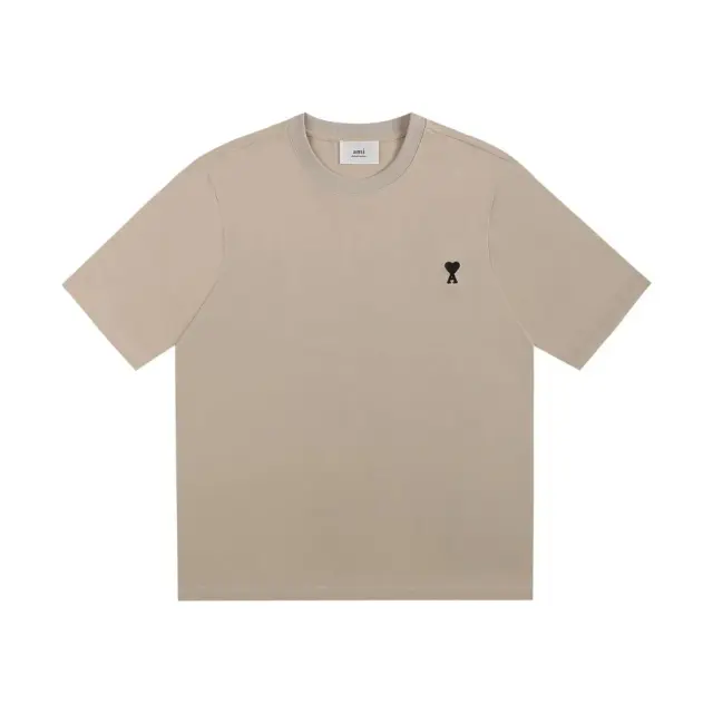 AMI Paris Ami de Cœur T-Shirt Beige
