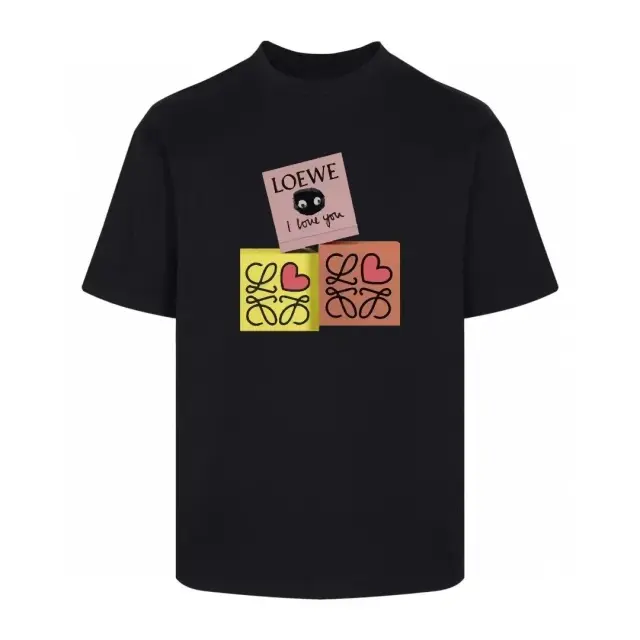 LOEWE Graphic Print T-Shirt Black