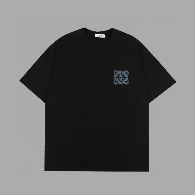 Loewe Paisley Anagram T-Shirt 'Black'