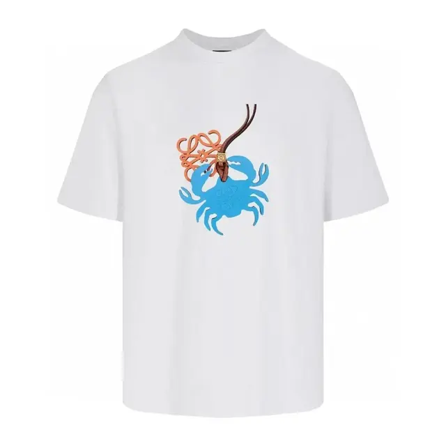Loewe Crab Charm Print T-Shirt 'White'