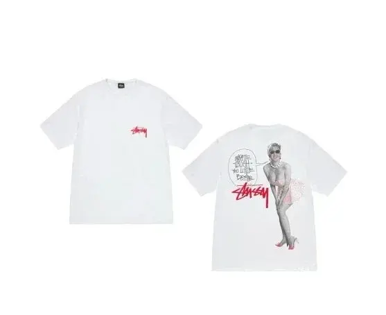 Stussy Skate Tough T-Shirt White