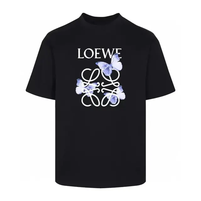 LOEWE Butterfly Anagram T-Shirt Black