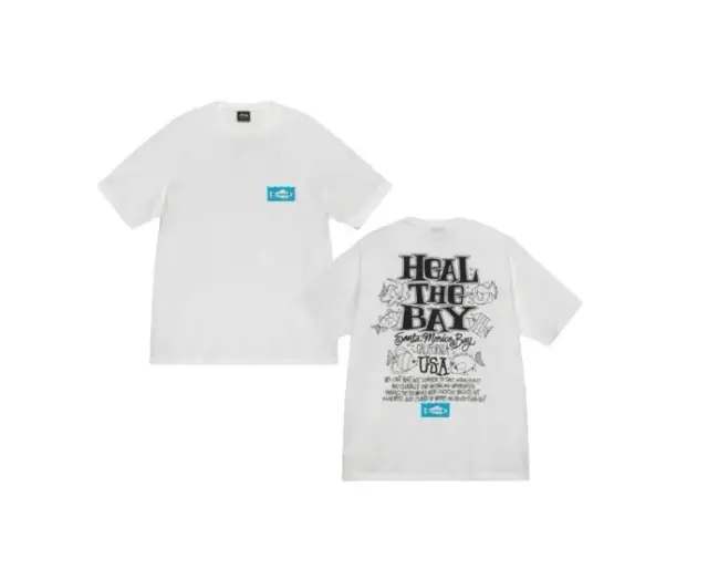 Stussy Heal The Bay Tee White