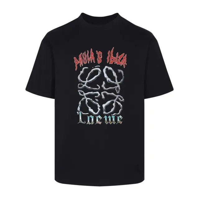 Loewe Paula's Ibiza Anagram T-Shirt Black