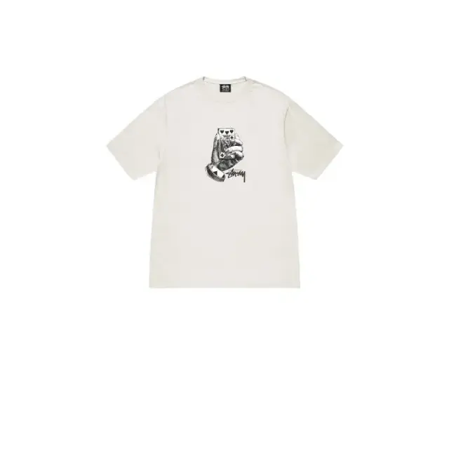 Stussy Card Graphic T-Shirt 'Off-White'