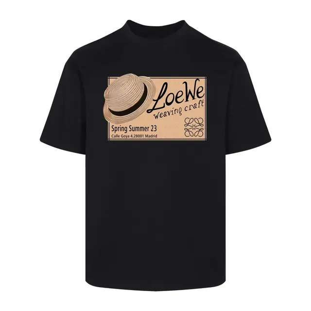 LOEWE Weaving Craft T-Shirt Black