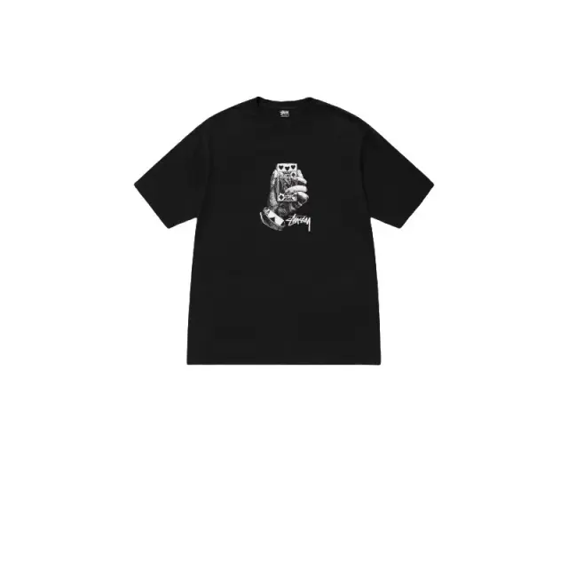 Stussy Card Graphic T-Shirt 'Black'