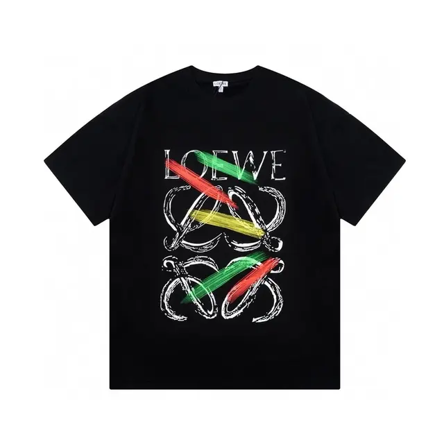 LOEWE Brushstroke Anagram T-Shirt Black