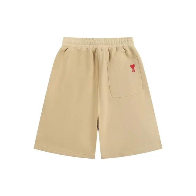 AMI Paris Ami de Coeur Shorts 'Light Beige'