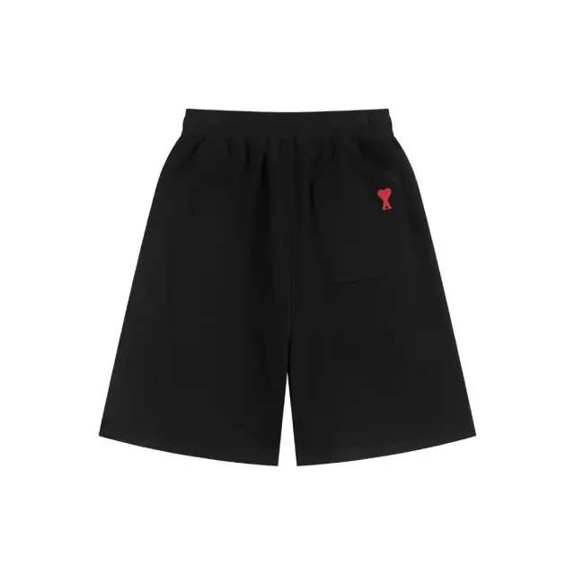 AMI Paris Ami de Coeur Shorts 'Black'