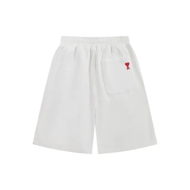 AMI Paris Ami de Coeur Shorts 'White'