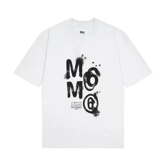 MM6 Maison Margiela Spray Logo T-Shirt White