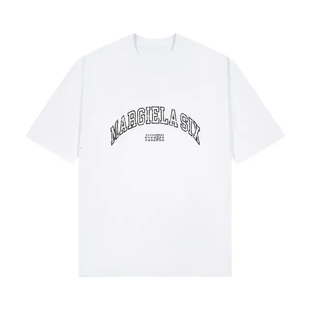 MM6 Maison Margiela Varsity Margiela Six T-Shirt White