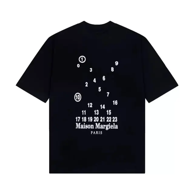 Maison Margiela Numeric Logo T-Shirt Black