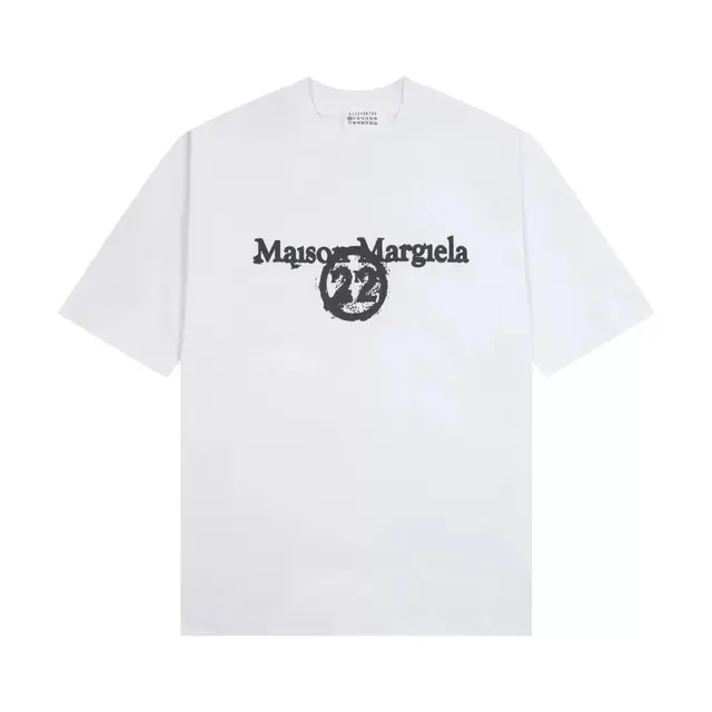 Maison Margiela Logo Print T-Shirt White