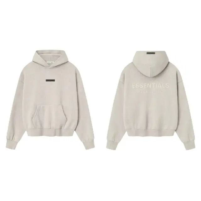 Fear of God Essentials Pullover Hoodie Light Grey