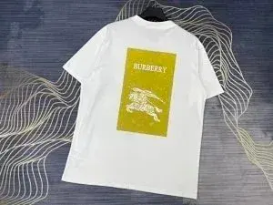 Burberry T-Shirt White / Yellow