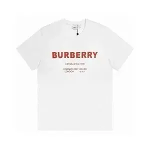 Burberry Horseferry Print T-Shirt White / Red