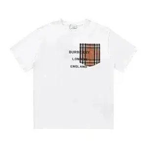 Burberry Vintage Check Pocket T-Shirt White