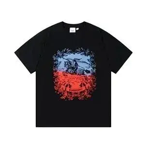 Burberry Equestrian Knight Graphic T-Shirt Black