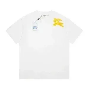Burberry Equestrian Knight T-Shirt White/Yellow
