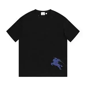 Burberry Equestrian Knight T-Shirt Black/Blue