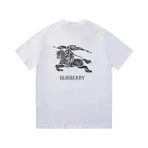 Burberry Large Equestrian Knight T-Shirt 'White'