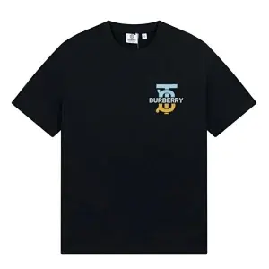 Burberry TB Monogram T-Shirt Black