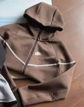 Nike Sportswear Tech Fleece Windrunner Full-Zip Hoodie Brown