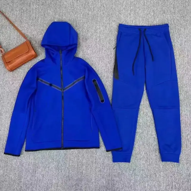 Nike Tech Fleece Tracksuit Blue