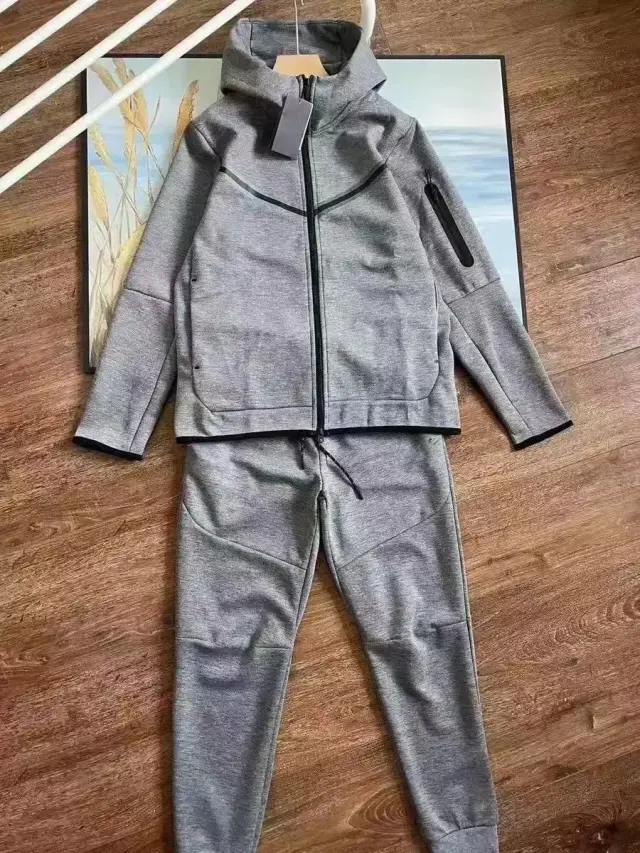 Nike Sportswear Tech Fleece Tracksuit 'Grey Heather'