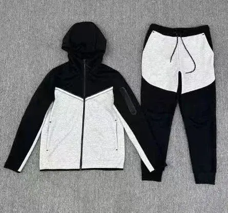 Nike Tech Fleece Tracksuit Black Grey