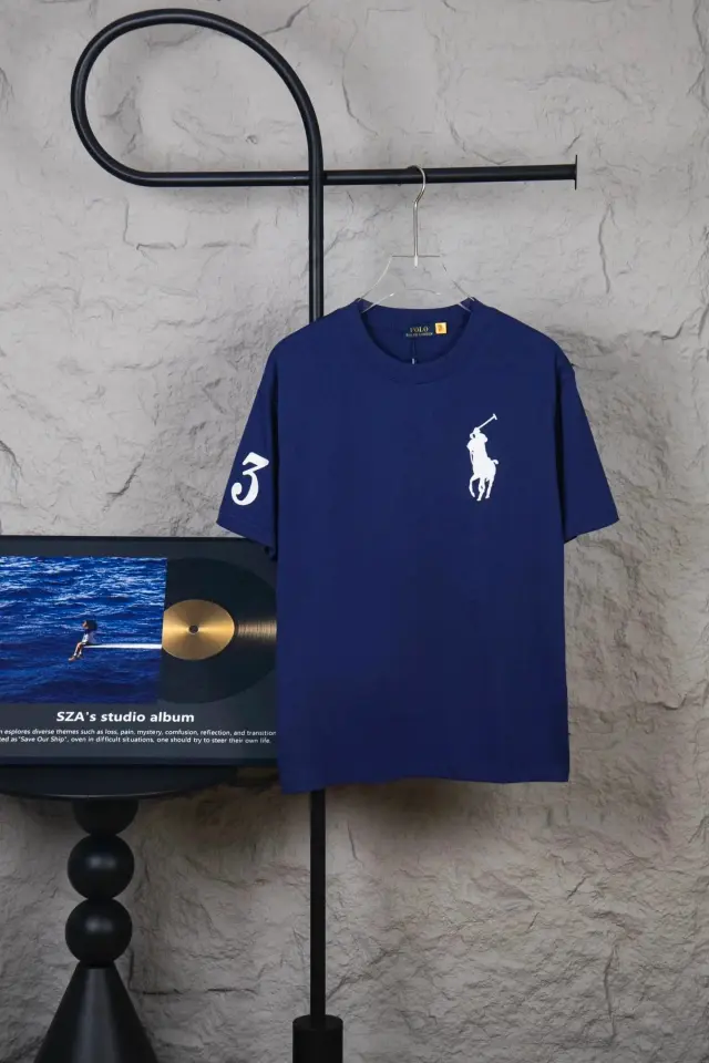 Polo Ralph Lauren Big Pony T-Shirt Blue / White