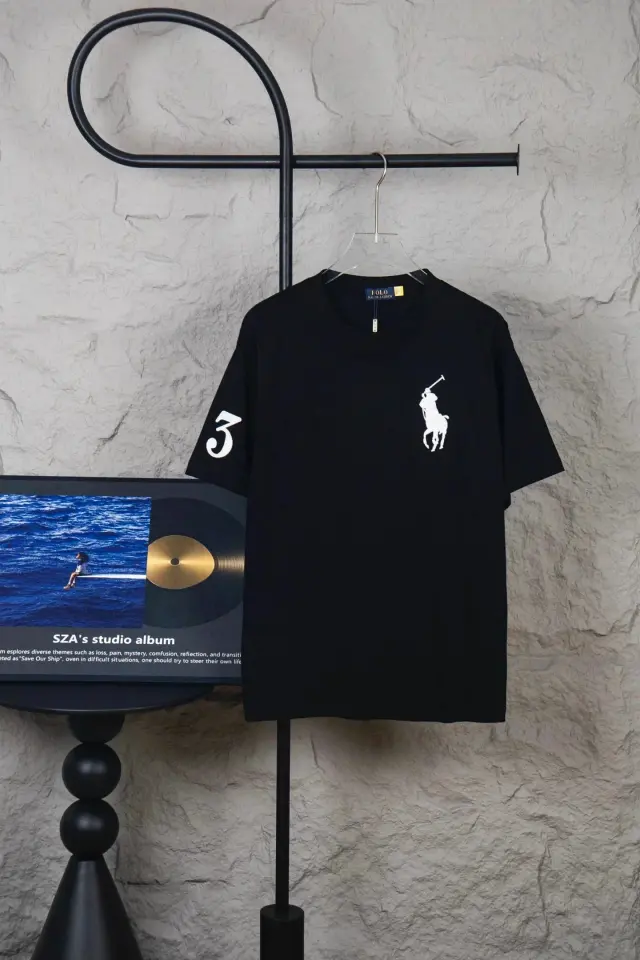 Polo Ralph Lauren Big Pony T-Shirt Black / White