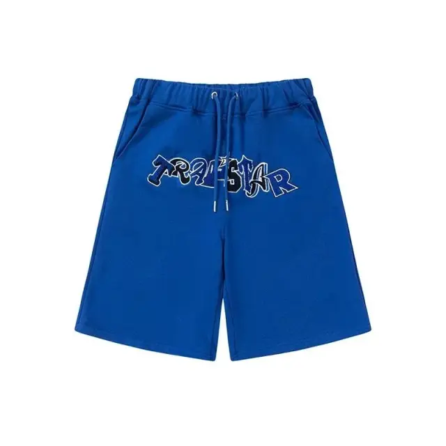 Trapstar Arch Logo Sweat Shorts Blue