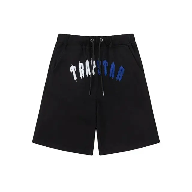 Trapstar Decoded Shorts Black Blue