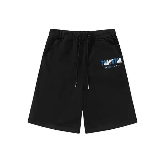 Trapstar Shorts Black Blue White