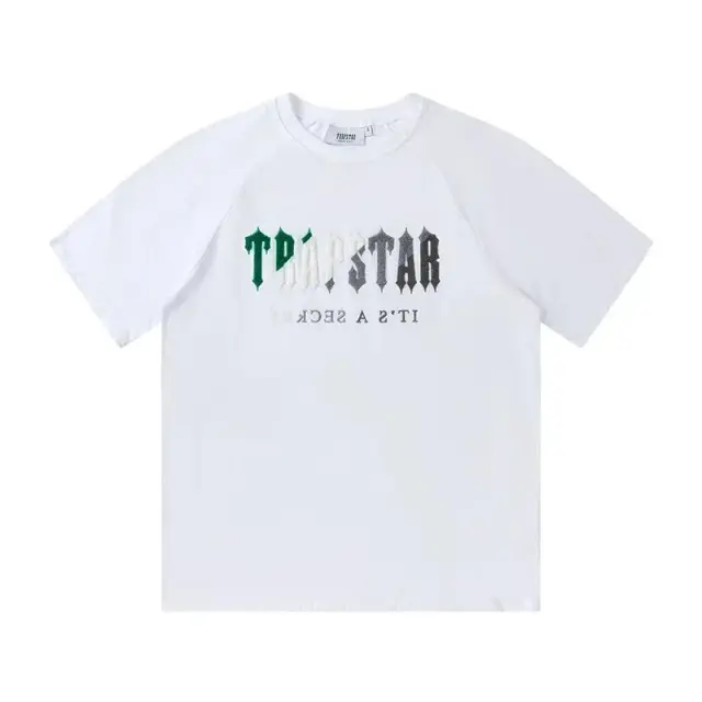Trapstar T-Shirt White Green Grey