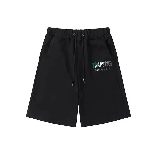 Trapstar Logo Shorts Black