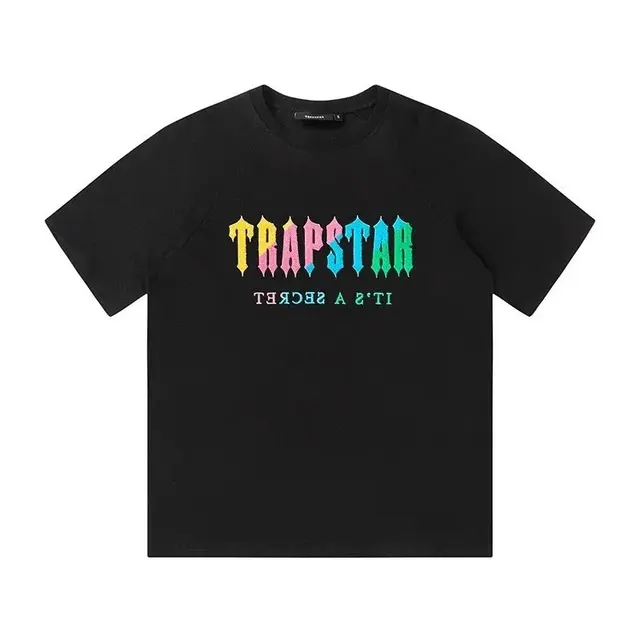 Trapstar Raglan T-Shirt Black Multicolor
